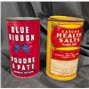Image 5 : Misc. Vintage Items (Eaton's Health Salts, Blue Ribbon Baking Powder, seasonings, etc.)