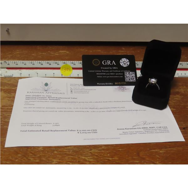 5.00 CT GRA CERTIFIED RING