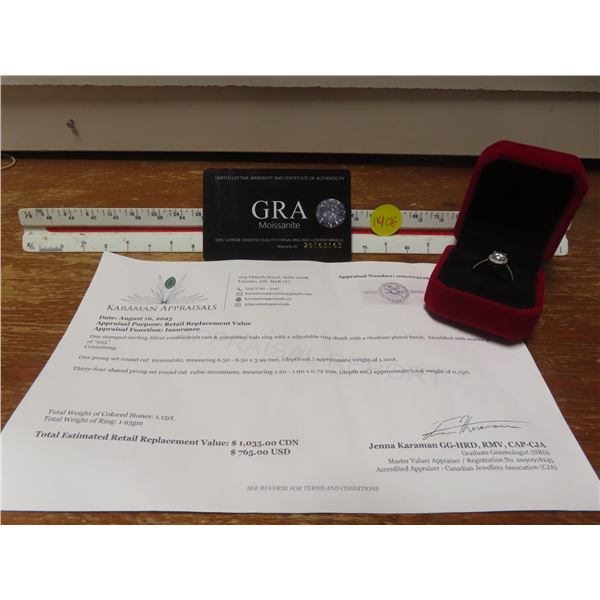 1.00 CT GRA CERTIFIED RING