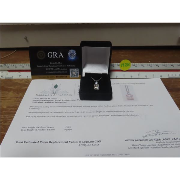 1.50 CT GRA CERTIFIED NECKLACE