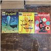 Image 1 : 3 books winnings of the west, flight and the microscope