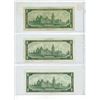 Image 2 : (3) 1967 Canadian One Dollar Bills.