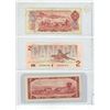 Image 2 : 1954, 1974, 1986 Canadian Two Dollar Bills.