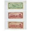 Image 2 : 1954 Canadian One and (2) Two Dollar Bills.