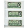 Image 2 : (4) 1967 Canadian One Dollar Bills.