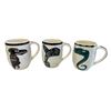 Image 1 : 3 Vintage First Nations Lambert Potteries Vancouver B.C. Mugs: #12, #21, & #38