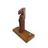 Image 1 : Vintage First Nations Hand Carved & Painted Wooden Totem "Wolf" By Steven Billy