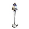 Image 1 : Beautiful Vintage Murano Glass Shade Iron Floor Lamp
