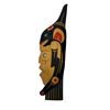 Image 1 : 1994 First Nations Hand Carved & Painted Plaque "Orca" With Abalone Inlay By Jim Garry