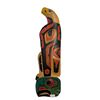 Image 1 : Vintage First Nations Hand Carved & Painted Eagle Plaque By Jim Garry From Mt. Currie