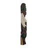 Image 1 : Vintage First Nations Hand Carved & Painted Plaque Signed A (In A Scope)