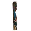 Image 1 : Vintage First Nations Hand Carved & Painted Chief Wolf Plaque Signed A (In A Scope)