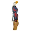 Image 1 : 1994 First Nations Hand Carved & Painted Eagle With Fish Plaque By Mt. Currie Artist Jim Garry
