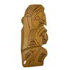 Image 1 : 1993 First Nations Hand Carved "Warrior And Two Salmon" Plaque By Lil Wat Artist Bryson Edmonds