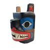 Image 2 : Darren Yelton Squamish Nation Artist Hand Carved & Painted Grizzly Bear Mask