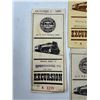 Image 8 : Assorted Vintage Train Badges, Plaques, & 1960's Train Tickets: Fairmont, Hydraulic Coupling, & More