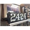 Image 2 : Vintage Train/Railroad Light Up Number Plate Sign