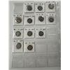 Image 2 : 8 Sheets Of 1930s & 1950s Canadian Nickels