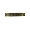 Image 1 : Vintage CNR Metal Plaque "Manufactured From Designs Of American Locomotive Company Schenectady New Y