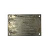Image 1 : Vintage Fairbanks-Morse Opposed Piston Diesel Engine Plaque Model 38D8 1/8