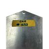Image 2 : Vintage CNR Train #1653 Canadian Locomotive Company Kingston Model H-12-44 Metal Plaque