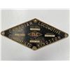 Image 3 : Vintage Canadian Locomotive Company LTD Kingston Metal Train Plaque Model H-12-44