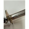 Image 2 : Pair Of Vintage Sterling Silver Handled Carving Fork + Knife (Only Handles Are Sterling)