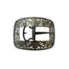 Image 1 : Vintage Sterling Silver (Lion Marked) Etched Belt Buckle