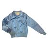 Image 2 : Rare Vintage RCA Victor Blue Satin Jacket Size 40 Made In Canada