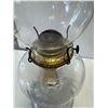 Image 2 : Vintage Made In USA Clear Glass Oil Lamp (Circle Base)