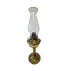 Image 1 : Vintage Queen Mary Brass Oil Lamp (Circle Base)