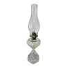 Image 1 : Vintage O, L & L Co. Heart Pressed Glass Oil Lamp (Hexagonal Base)