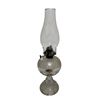 Image 1 : Vintage Cobb & Co. Pressed Glass Oil Lamp (Circle Base)