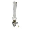Image 1 : Vintage Short Pedestal P&A MFG CO. Glass Finger Oil Lamp (Square Base)