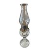 Image 1 : Vintage Banner Pressed Glass Turkey Foot Oil Lamp (Circle Base)