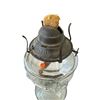 Image 2 : Vintage Banner Pressed Glass Turkey Foot Oil Lamp (Circle Base)
