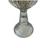 Image 3 : Vintage Banner Pressed Glass Turkey Foot Oil Lamp (Circle Base)