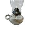 Image 2 : Vintage Pressed Glass Oil Lamp (Square Base) Made In Canada