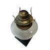 Image 2 : Beautiful Vintage P & A MFG Co. Sewing Oil Lamp (Square Base) Made In USA