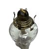 Image 2 : Vintage Purple Glass Bullseye Oil Lamp (Square Base)