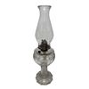 Image 1 : Vintage Pressed Glass Oil Lamp (Circle Base)