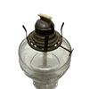 Image 2 : Vintage Pressed Glass Oil Lamp (Circle Base)
