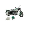 Image 1 : Franklin Mint 1958 Harley Davidson Duo-Glide Die Cast Motorcycle With Helmet