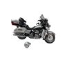 Image 1 : Franklin Mint Harley Davidson Ultra Classic Electra Glide Die Cast Motorcycle With Helmet