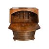 Image 2 : Vintage Quality Burl Bow Front Curved Desk Made In Italy