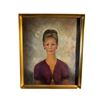 Image 1 : Vintage Original Oil On Canvas Painting By Alexander Beauchamp Cameron Portrait Of A Woman