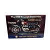Image 1 : Franklin Mint The 1969 Triumph Bonneville Die Cast Motorcycle 1:10 Scale