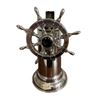 Image 1 : Vintage Made In Usa Nautical Ships Wheel Table Lighter