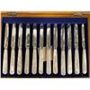 Image 2 : Vintage Mappin & Webb Mother Of Pearl Handled Cutlery Set In Original Box