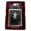 Image 1 : Vintage Ronson Floral Themed Cigarette Case Lighter Combo With Original Box & Dust Bag
